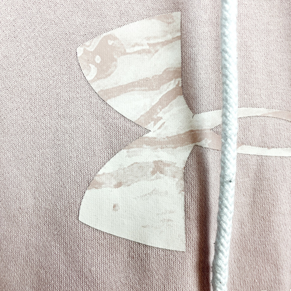 Under Armour Light Pink Hoodie with Camo Logo - Picture 4 of 8